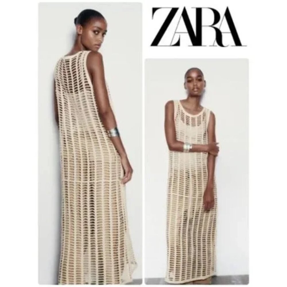 ZARA MESH TUNIC DRESS